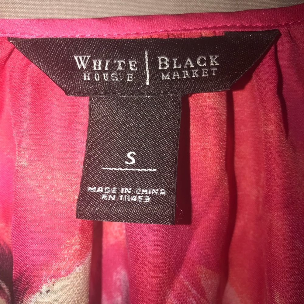 INC International Concepts pink floral top - Picture 3 of 5